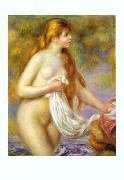 Pierre Renoir Bather with Long Hair oil on canvas